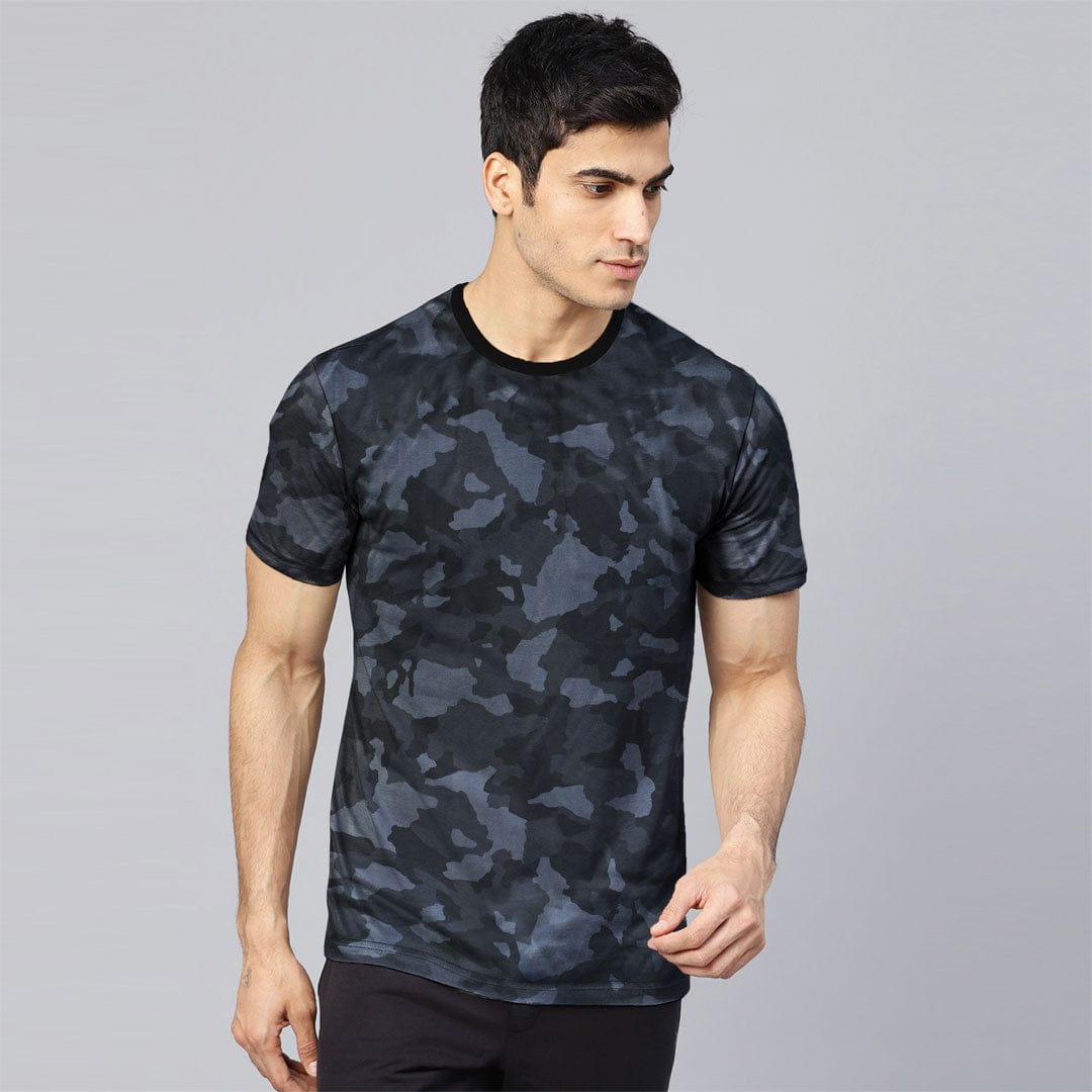 Moisture Wicking Cool Max Night Camo Tee Shirt