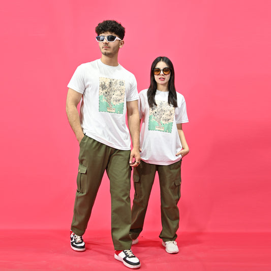 Jupiter Karachi Map Cotton Graphic Tee