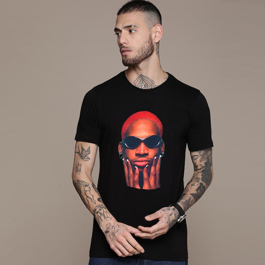 Jupiter Dennis Rodman Cotton Graphic Tee For Men