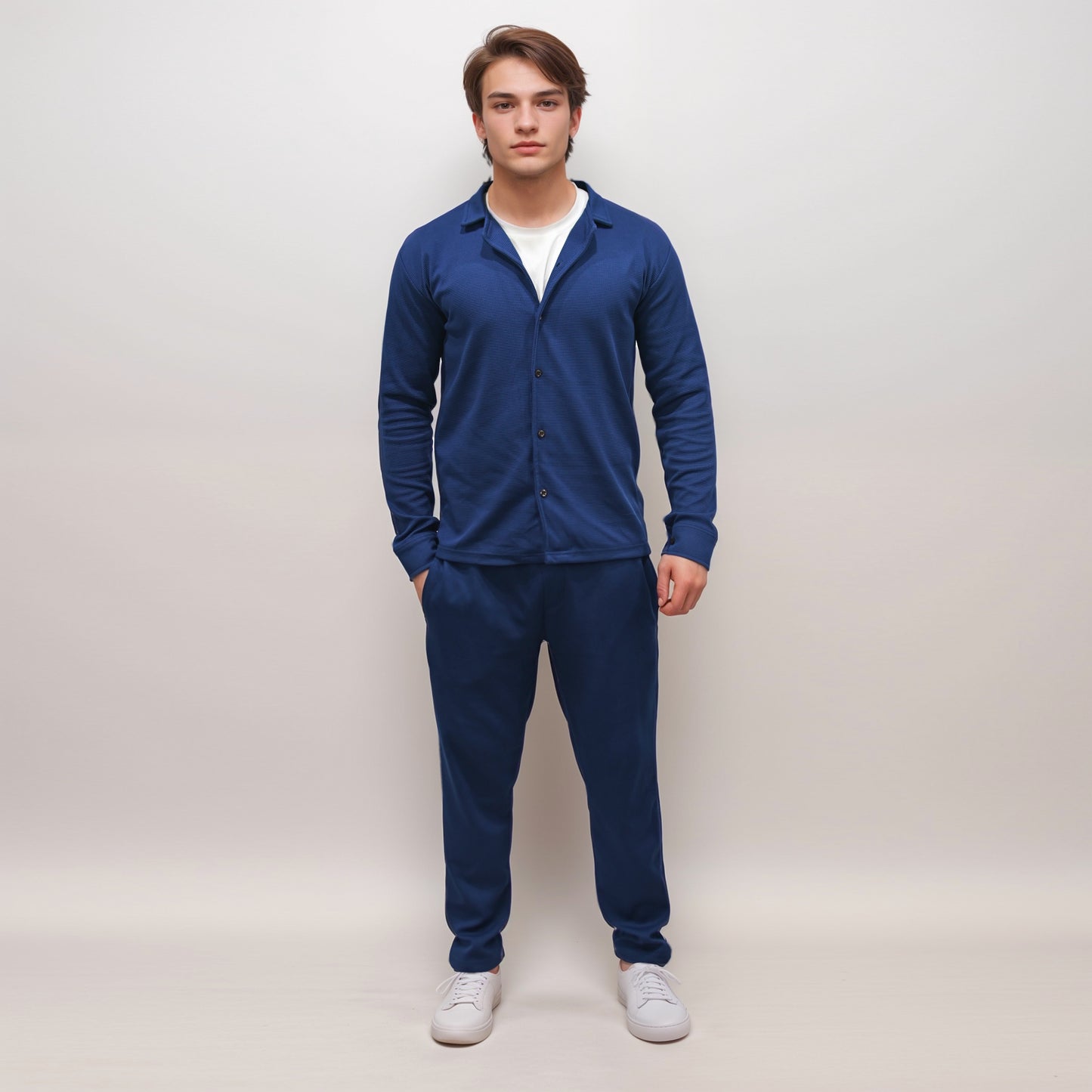Jupiter Luxury Self Weave Unisex Coo Ord Set