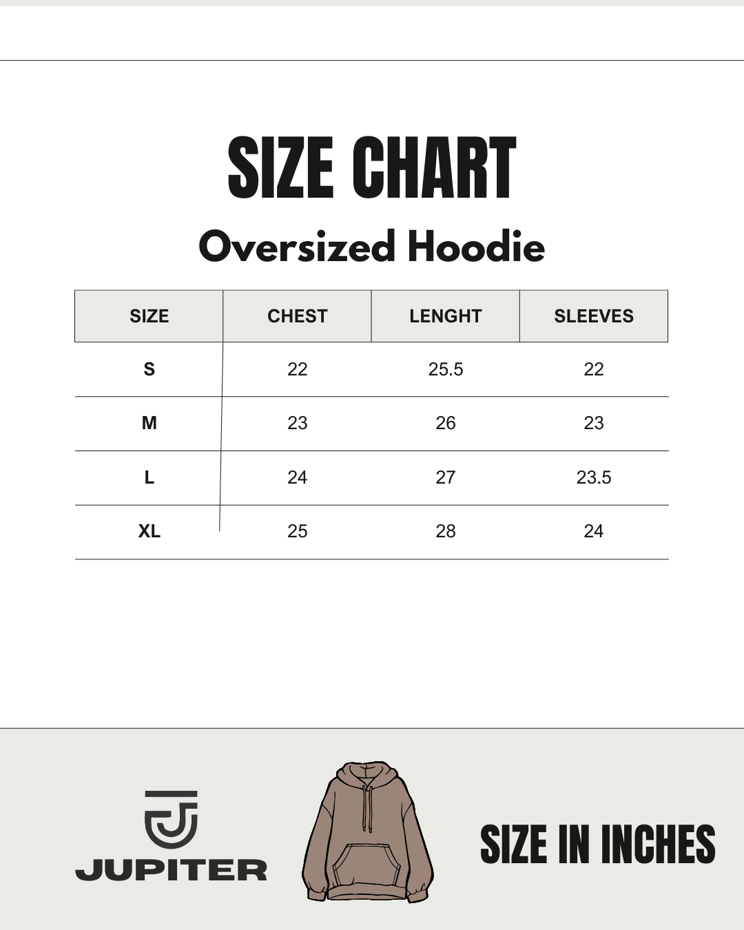 Jupiter Hotep Oversized Faceless Love Printed Hoodie