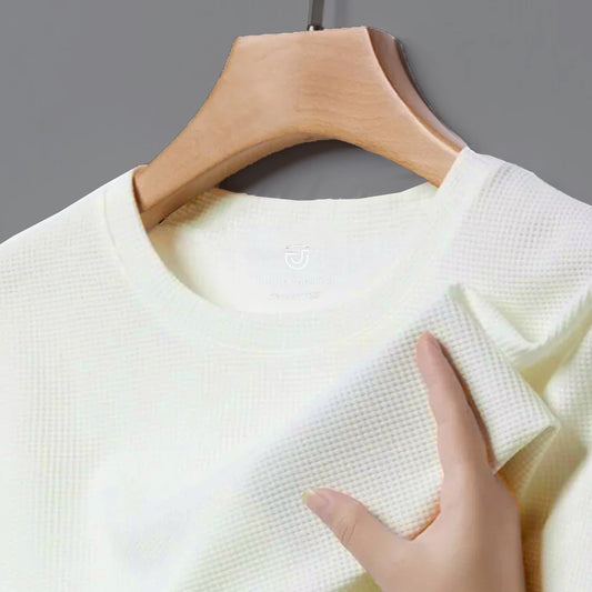 Jupiter Aestival  Pop Corn Textured Cotton Tee For Men