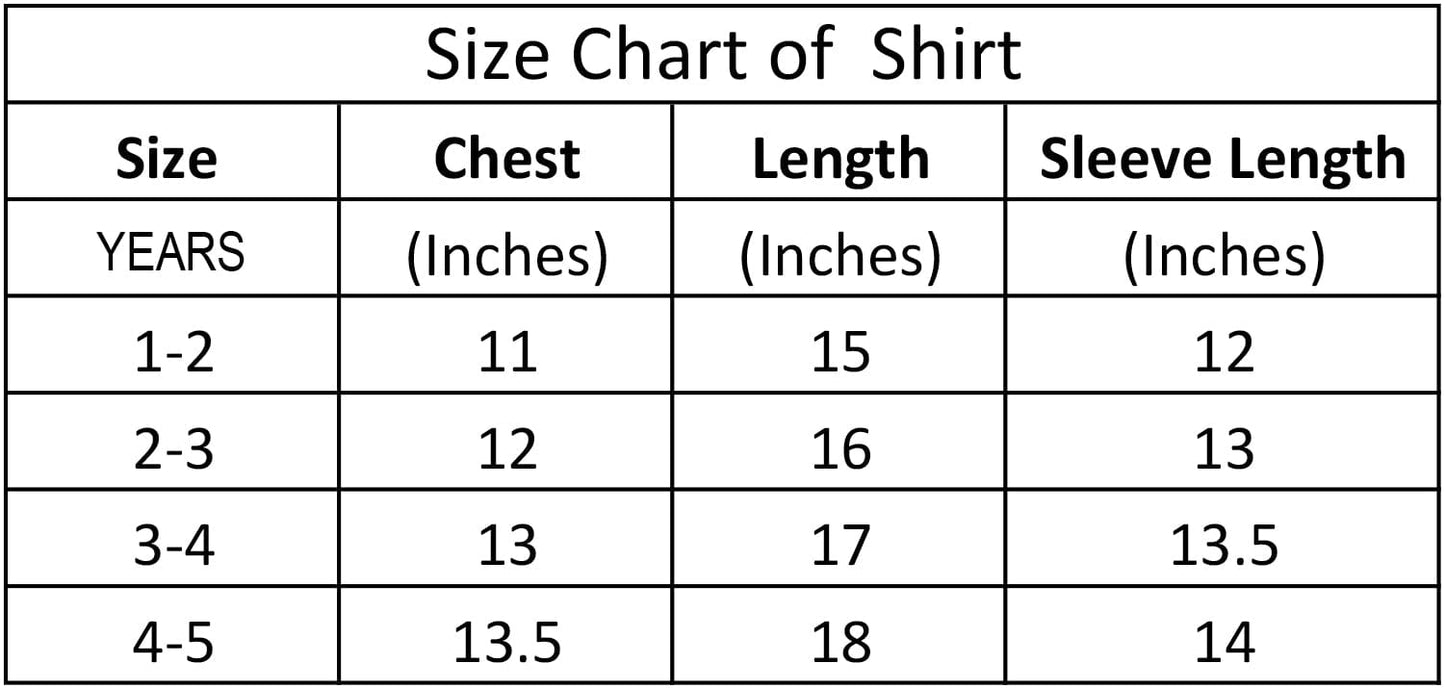 Kids Long Sleeve Stripe Frilled Neckline Applique Tee Shirt (1 to 6 Years)