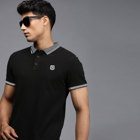 Pro Grade Jupiter Men Signature Applique Logo Polo
