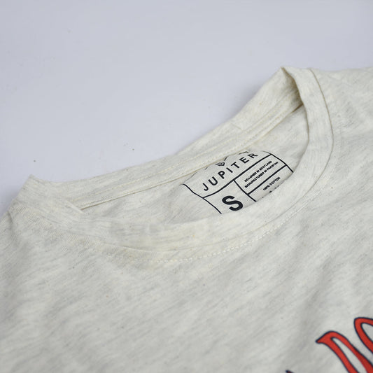 Jupiter Men's Oversized Off Shoulder Emilia Print Tee Shirt