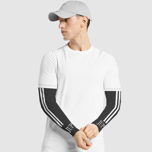 Jupiter Contrast Long Sleeve Crew Neck Tee