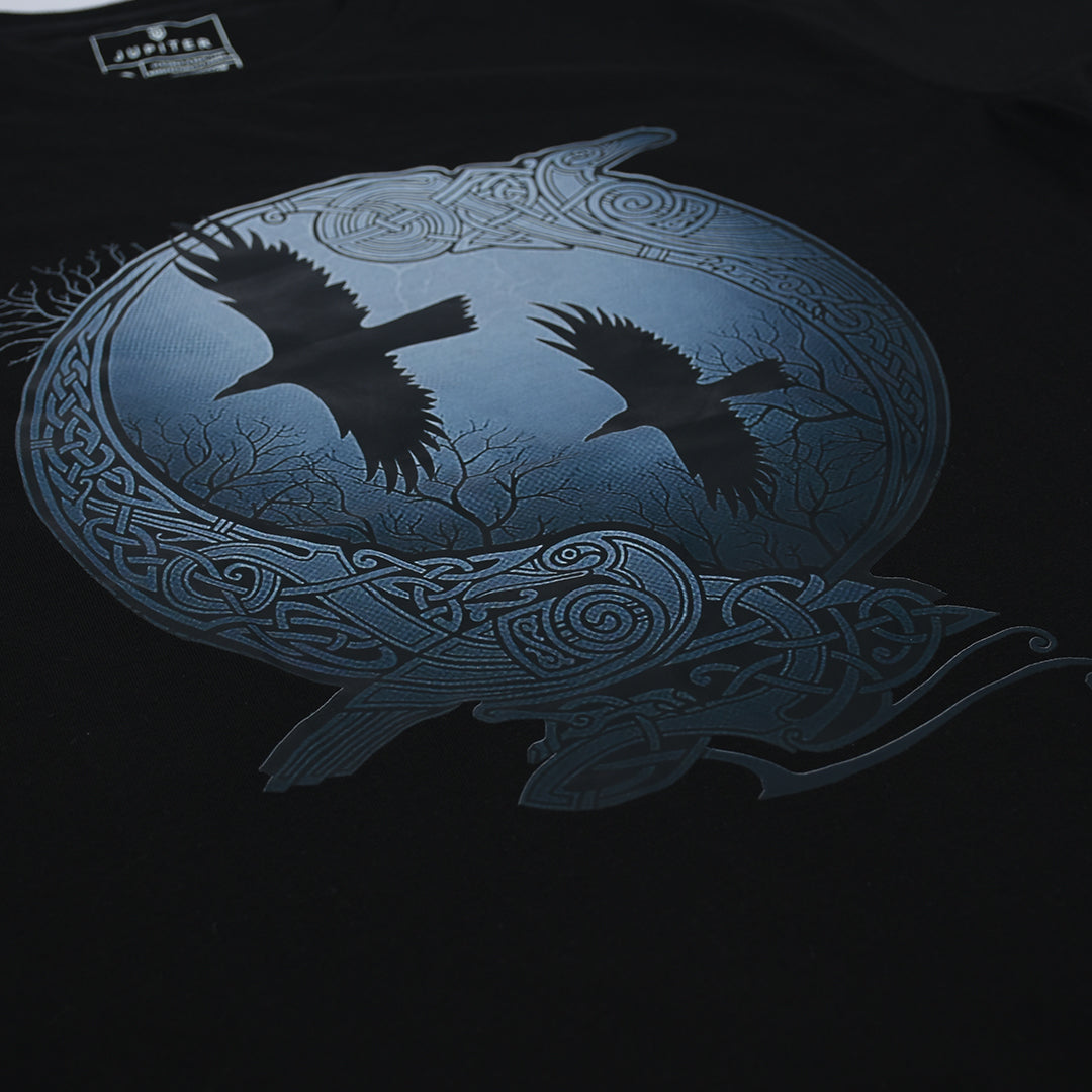 Jupiter Pro Dark Moon Graphic Men Cotton Tee