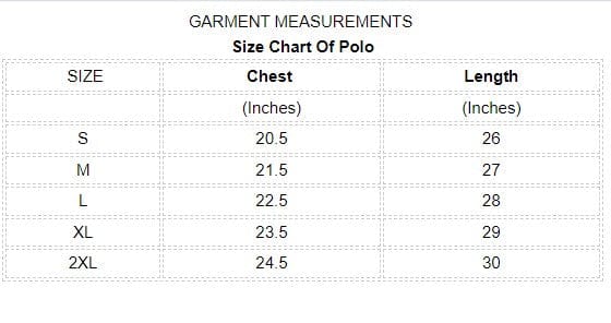 Jupiter Rib Grip Bottom Classic Men Cotton Polo