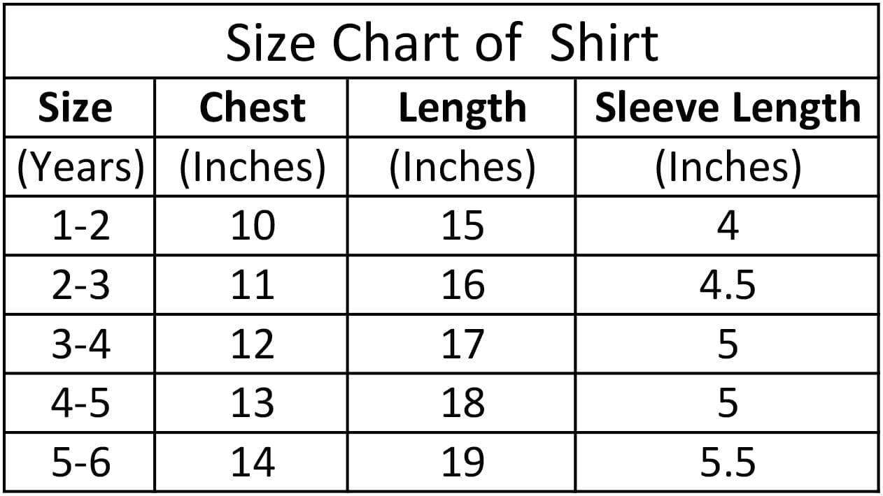 HJBZ Kids Stripe Crew Neck tee shirt (1 to 5 Years)