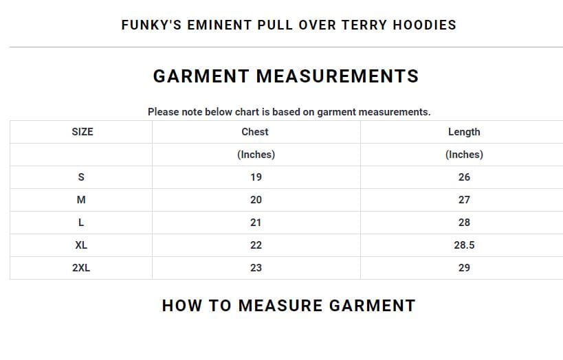 Funky's Eminent Pull Over Terry Hoodies