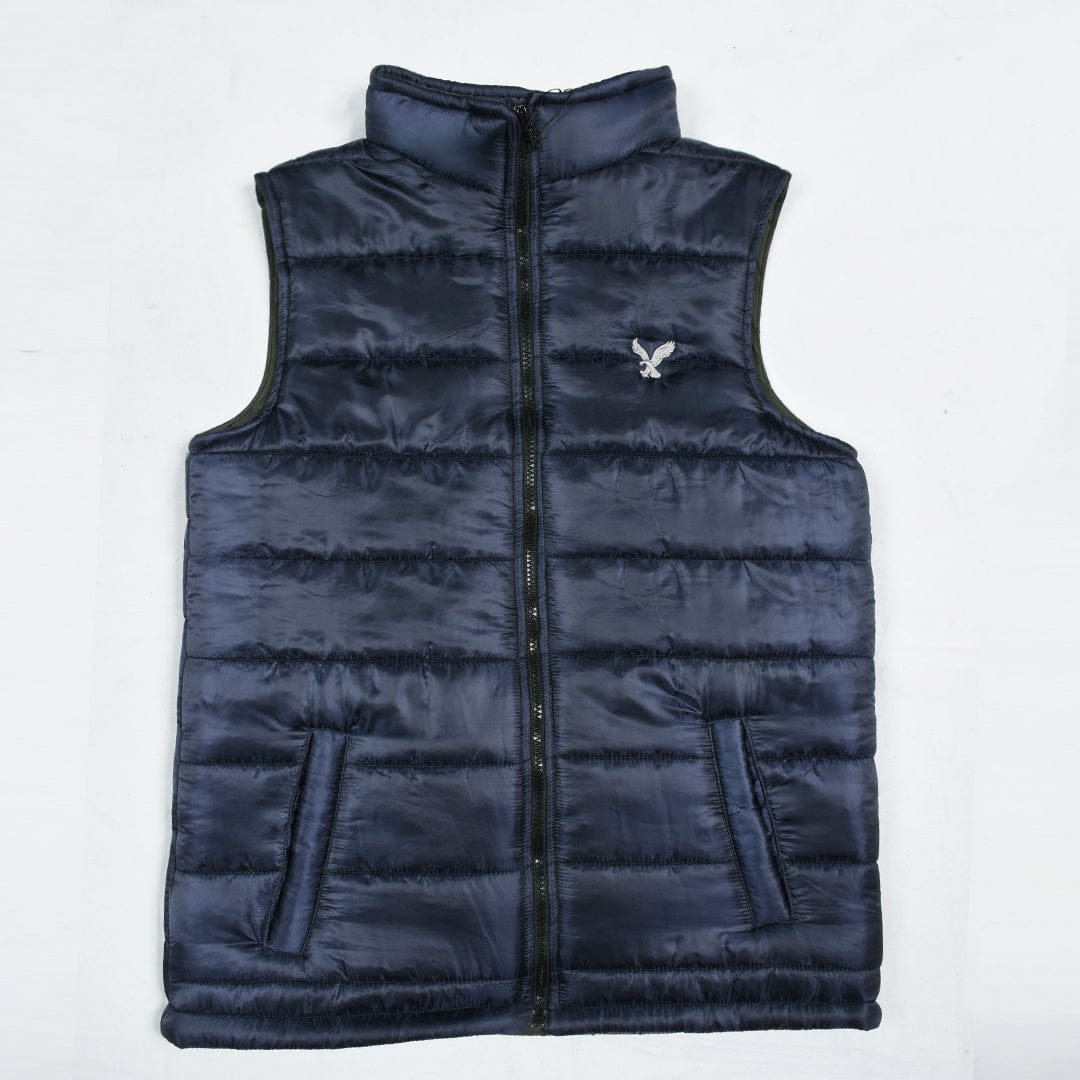 Left Chest Logo Body Warmer Navy Gillet