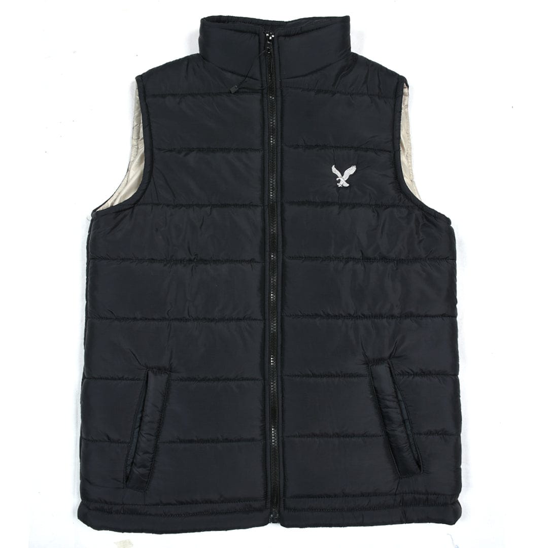 Left chest logo body warmer Gillet