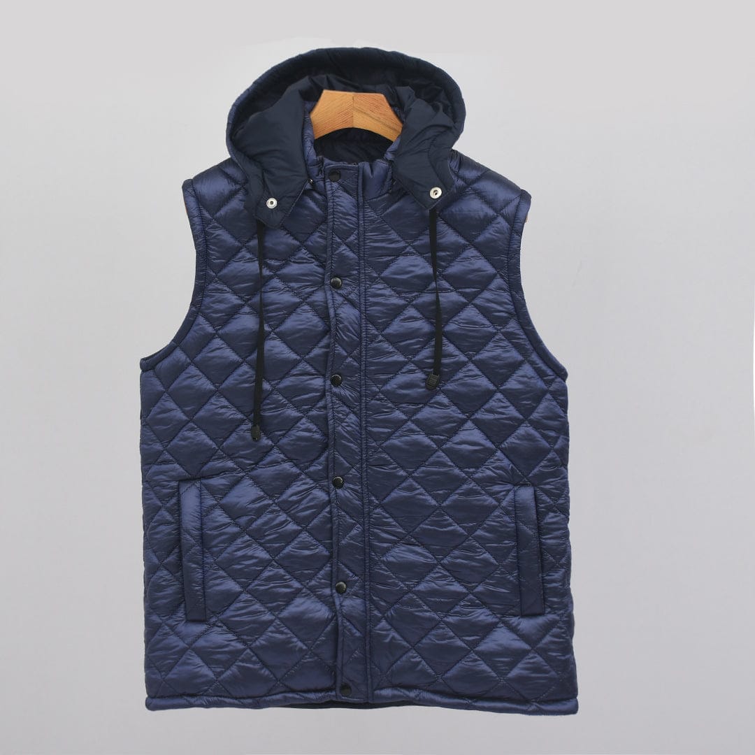 REMOVABLE HOOD ULTRALIGHT PUFFER GILLET UNISEX