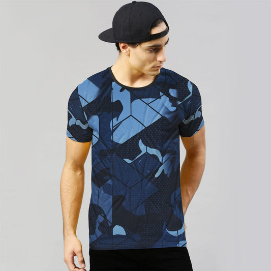 Moisture Wicking Cool Max Aztec Camo Tee Shirt