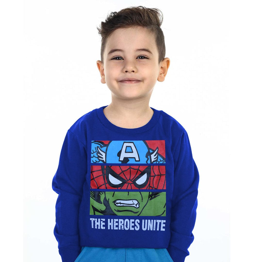 United Super Heroes Boys ( 2-3 YEARS TO 13-14 YEARS ) Fleece Sweat Shirt