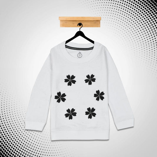 Kid's Mini Flower Printed Sweatshirt (1 YEARS to 12 YEARS)