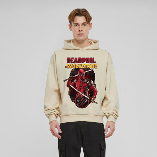 Jupiter Hotep Oversized Dead Pool Printed Hoodie