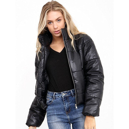 Women’s cropped padded puffer jacket