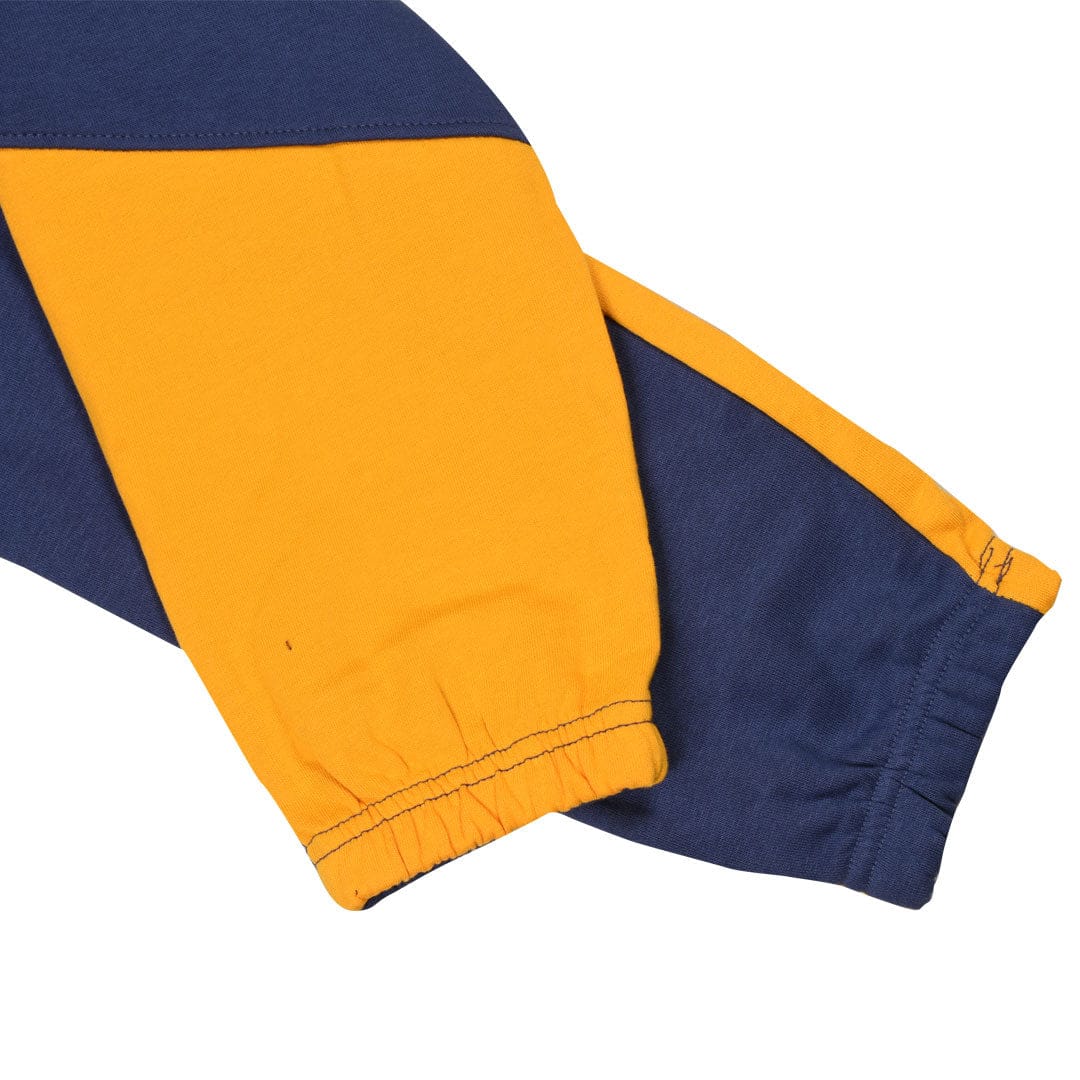 Boys Color Block Navy Trouser