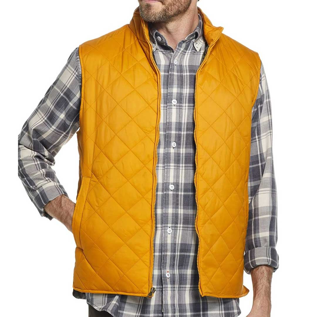 JUPITER BLOCK STITCH PATTERN PADDED GILLET