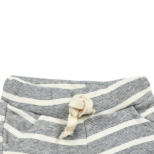 Baby Slub-knit Stripes Comfy Shorts