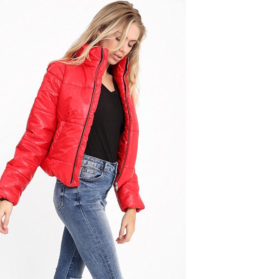 Women’s cropped padded puffer jacket