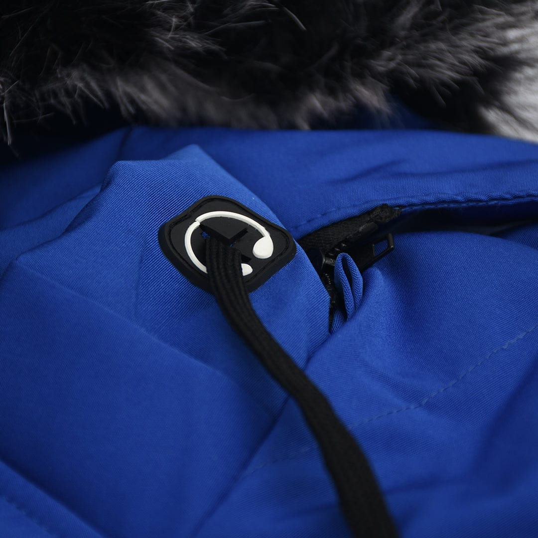 IMPORTED THICK LUXURIANT FUR LINED PUFFER JACKET WITH BUILT-IN HEADPHONES