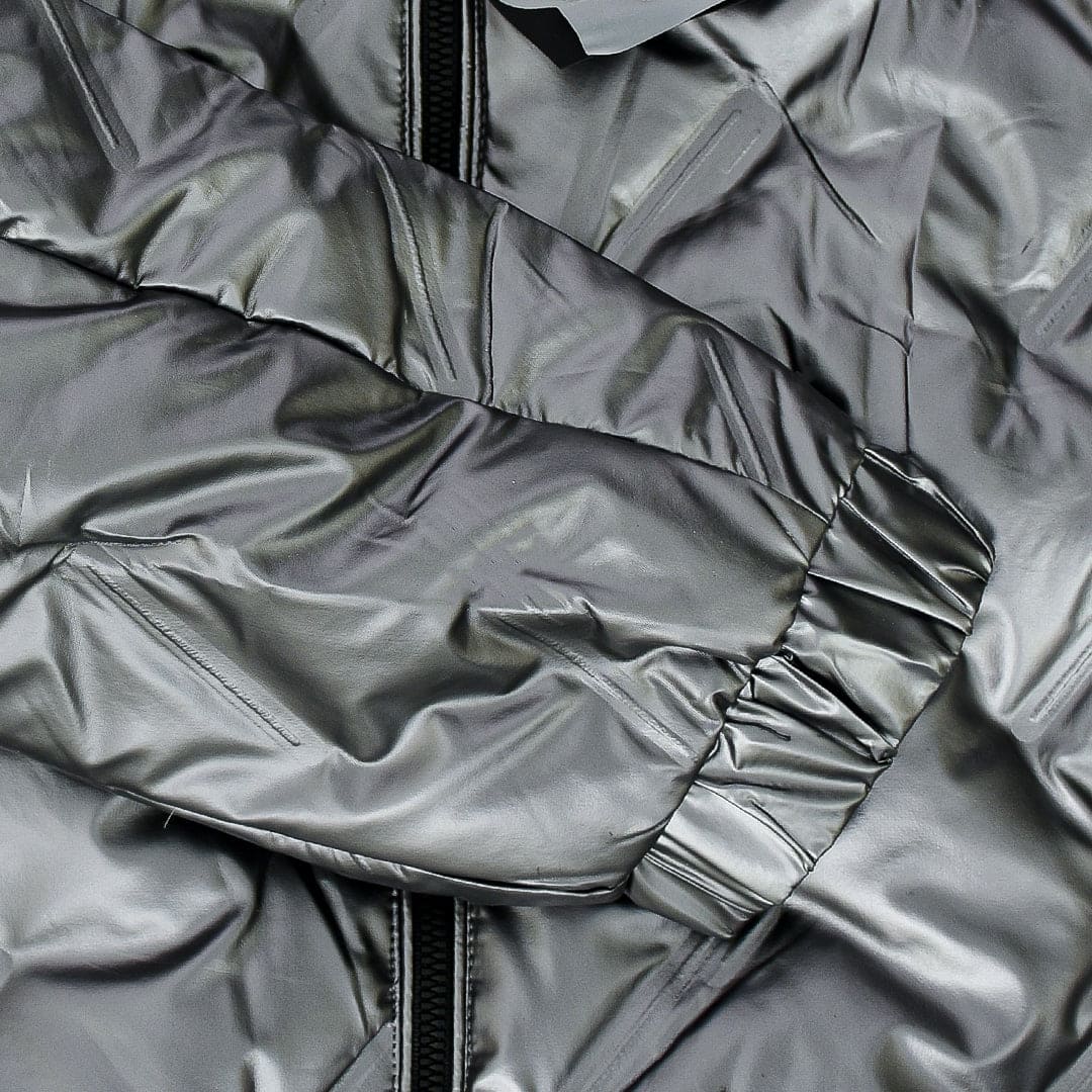 Imported Metal Look Insulation Punched Jackets for Men