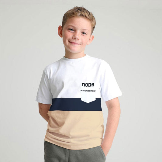 Jupiter Kids Nope Pocket Color Block Tee Shirt 7-14 Years