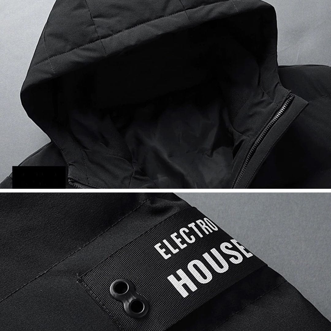 Elctro house Fashion Thick Padded Warm Puffer Jacket