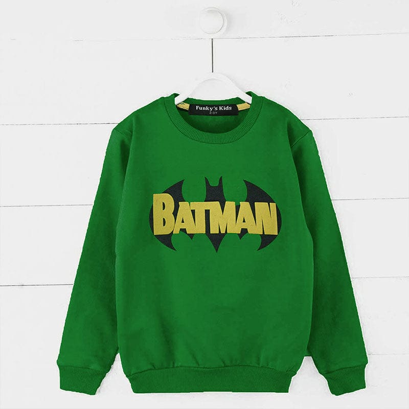 Funky's Kids Batman Sweat Shirts ( 2-3 Years To 13-14 Years )