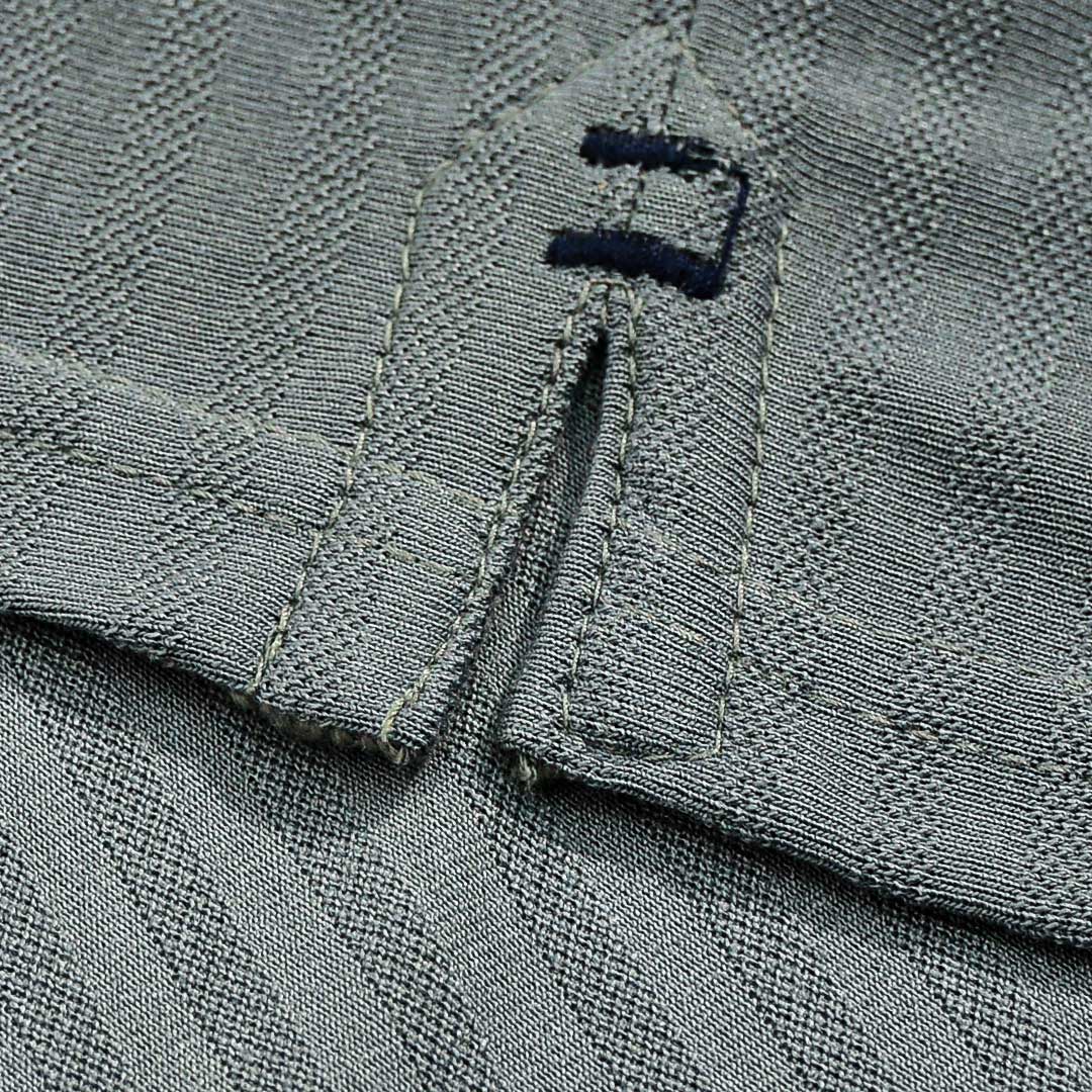 Textured Fabric Silver Grey Premium Cotton Polo For Men