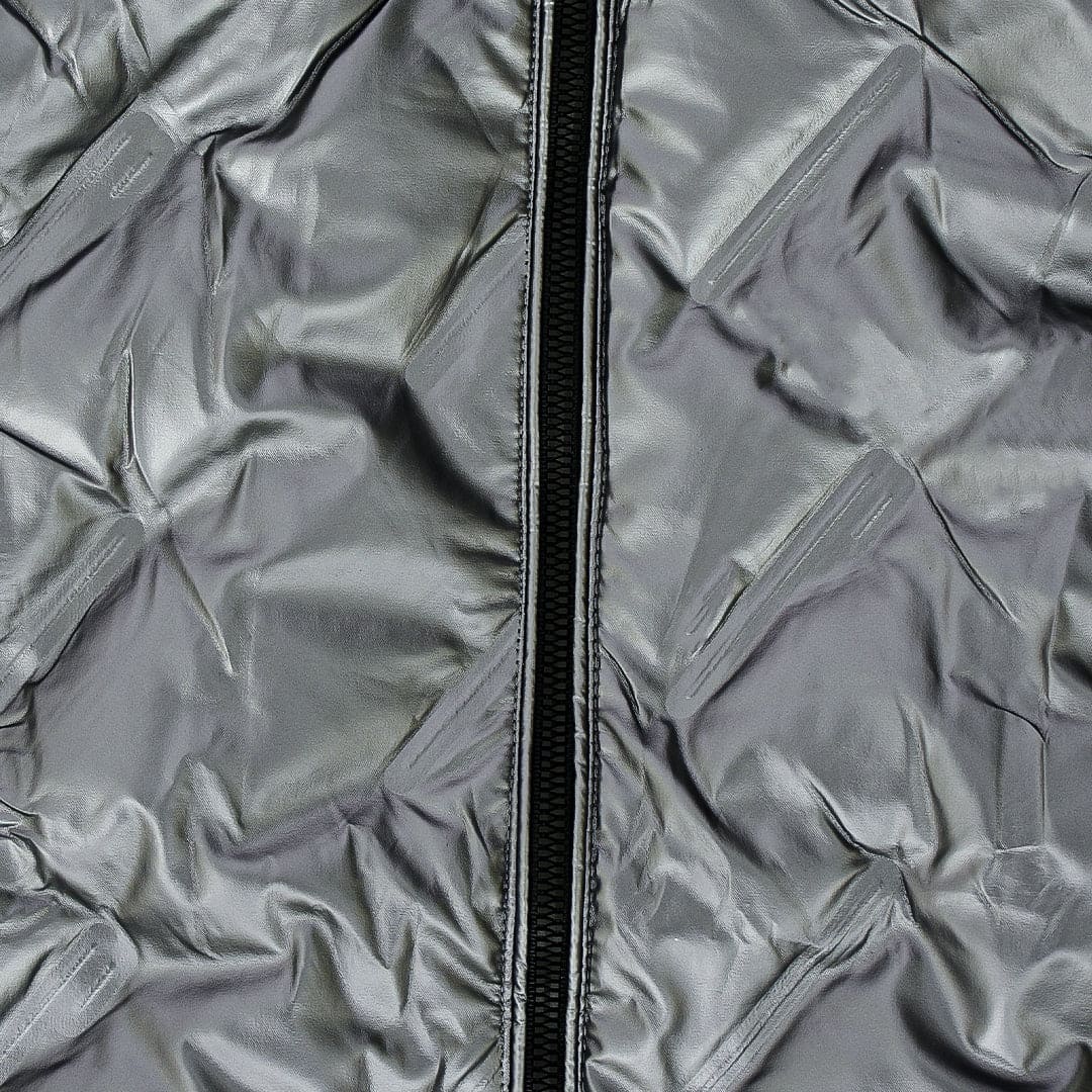 Imported Metal Look Insulation Punched Jackets for Men