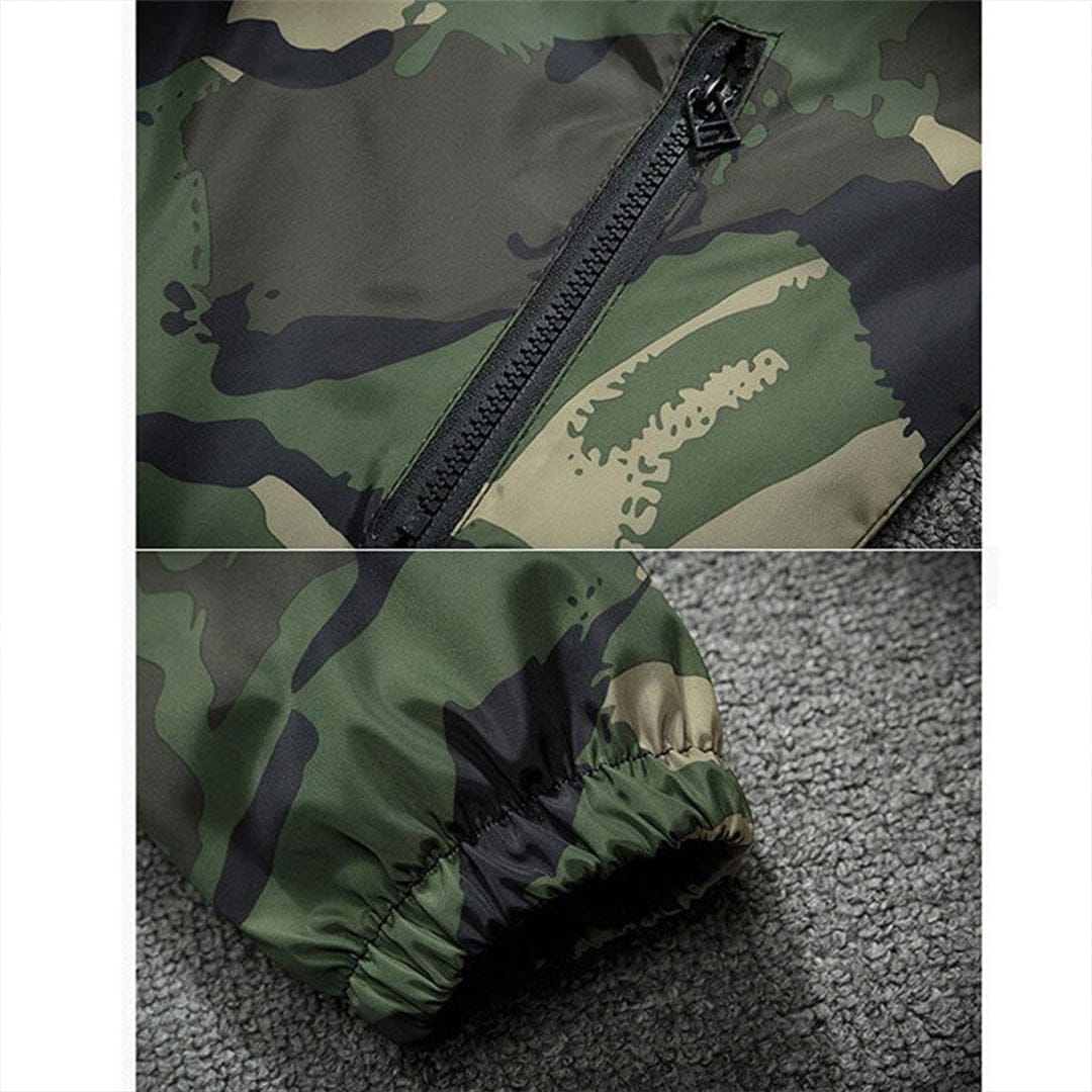 Imported Camo Unisex Light Padded Premium Jacket