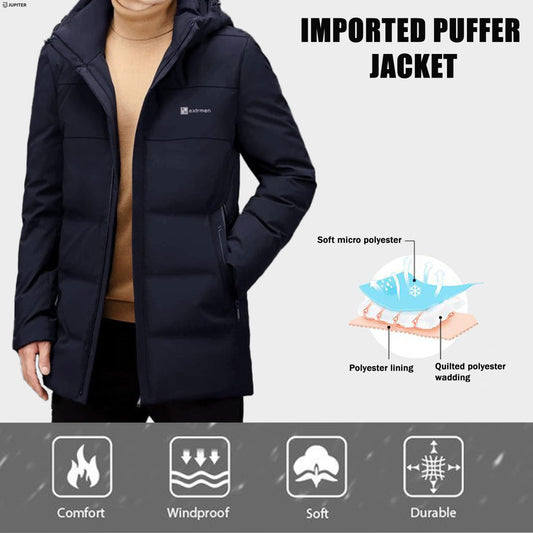 Imported Extrmen Heavy Thick Padded Puffer Hooded Jackets For Mens