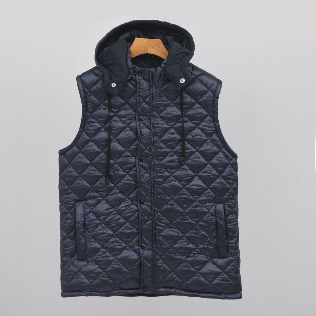 REMOVABLE HOOD ULTRALIGHT PUFFER GILLET UNISEX