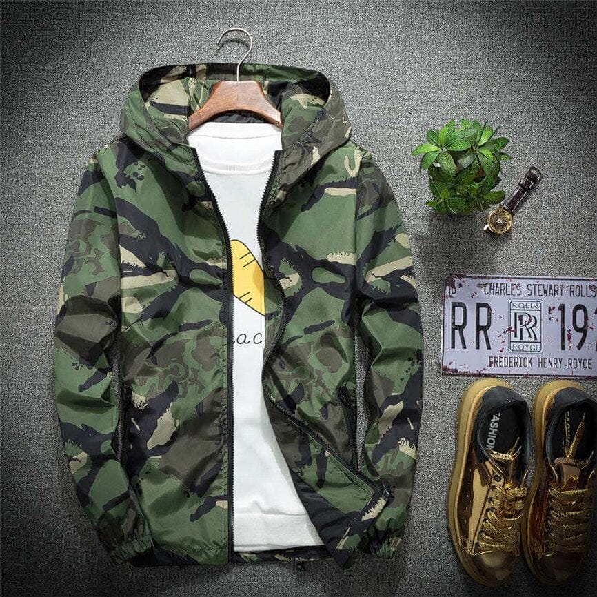 Imported Camo Unisex Light Padded Premium Jacket