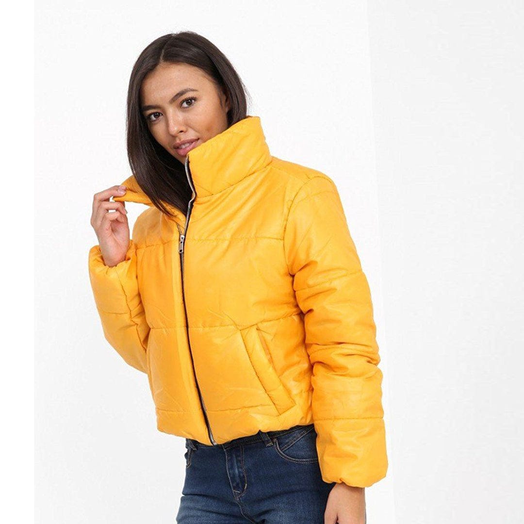 Women’s cropped padded puffer jacket