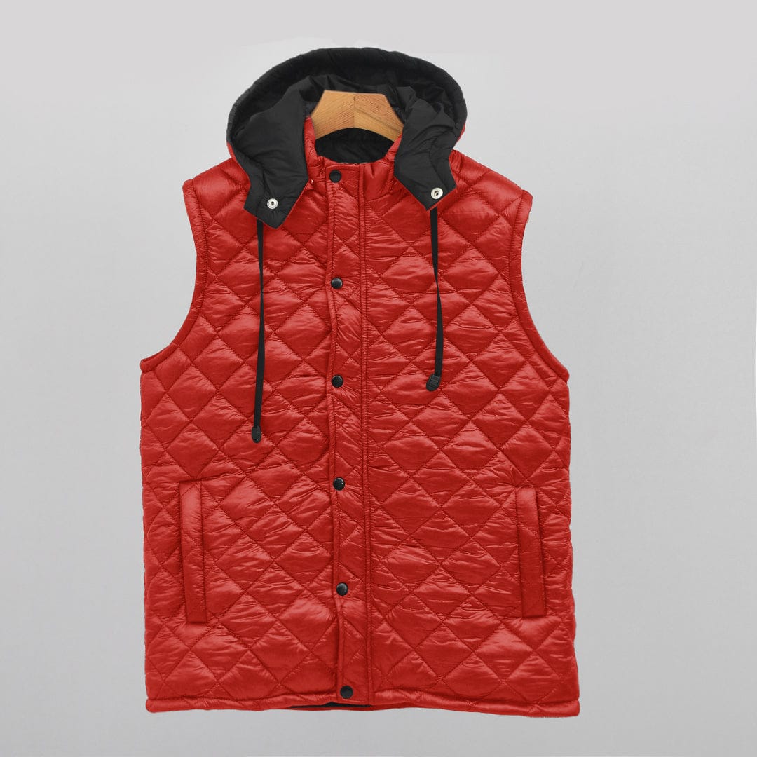 REMOVABLE HOOD ULTRALIGHT PUFFER GILLET UNISEX