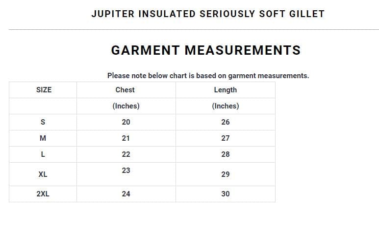 Jupiter Insulated Seriously Soft Gillet