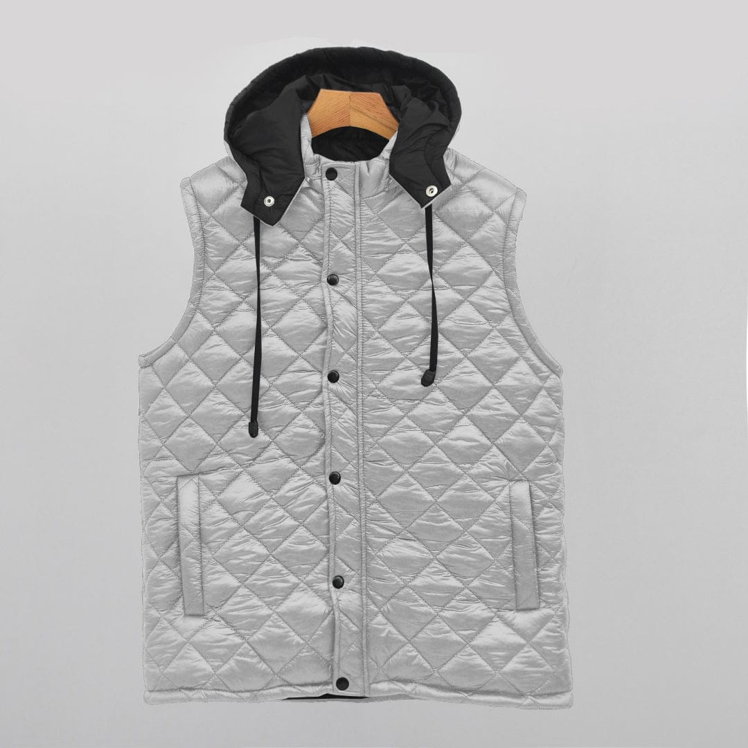 REMOVABLE HOOD ULTRALIGHT PUFFER GILLET UNISEX