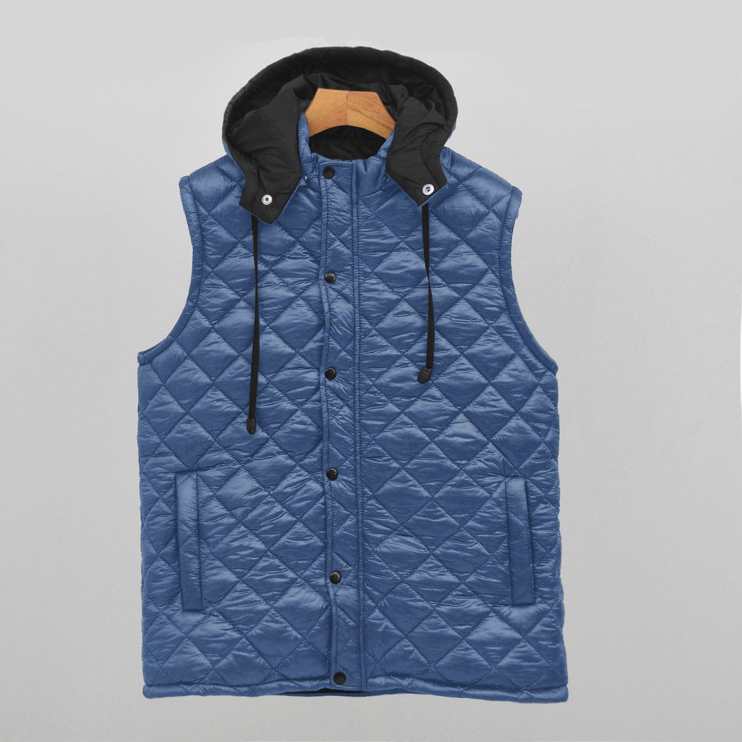 REMOVABLE HOOD ULTRALIGHT PUFFER GILLET UNISEX