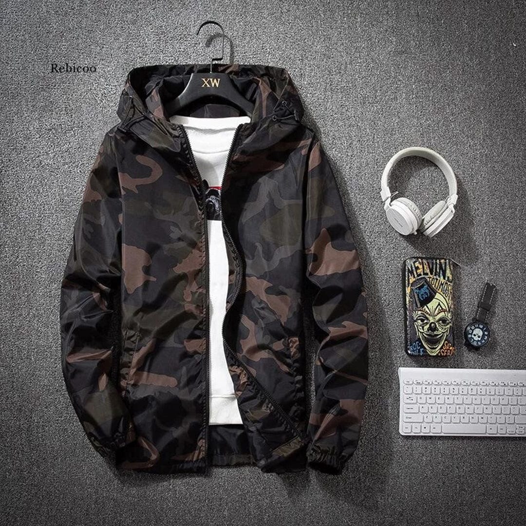 Imported Camo Unisex Light Padded Premium Jacket