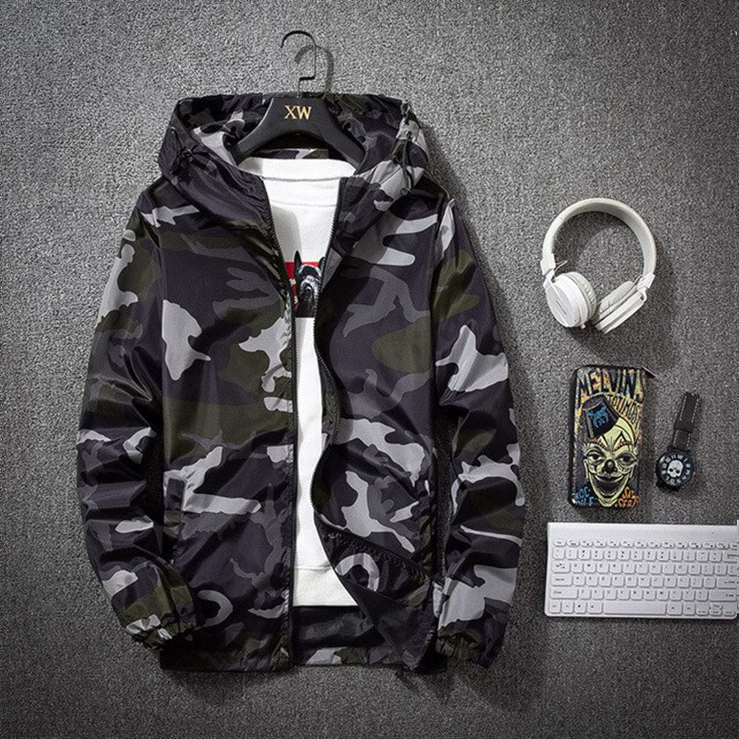 Imported Camo Unisex Light Padded Premium Jacket