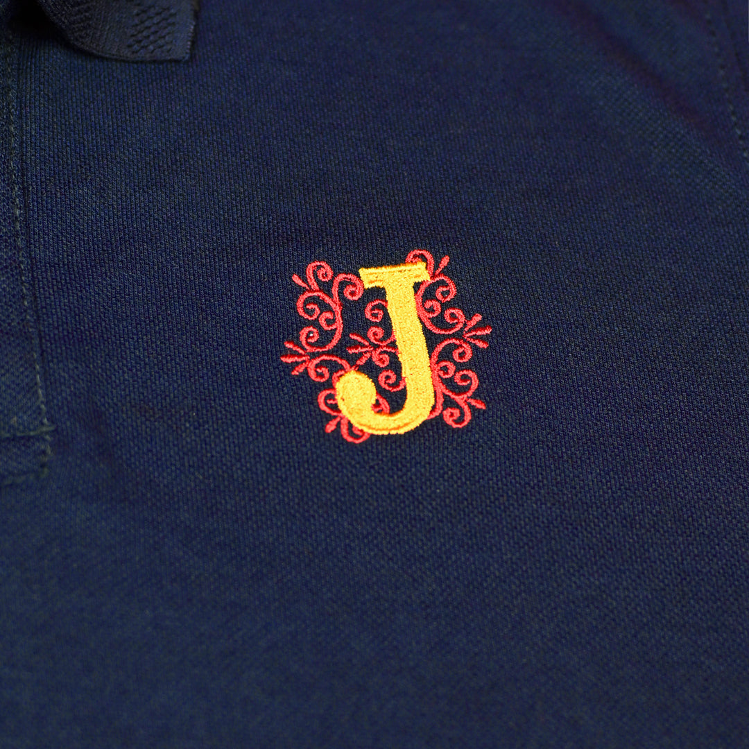 Jupiter Textured Collar Classic Embroidered Viscosen Soft Cotton Polo For Men