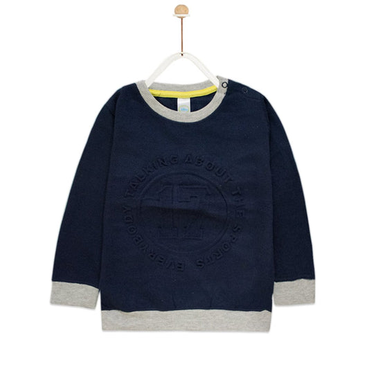 Navy Sweat Shirt ( 2 MONTHS TO 18 MONTHS  )