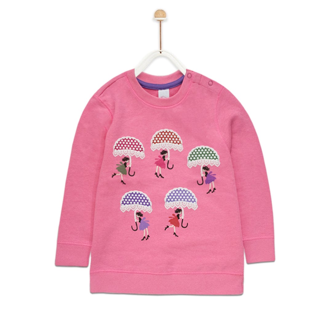 Baby Club Umbrella Printed Sweat Shirt ( 4 MONTHS TO 24 MONTHS ) - Deeds.pk