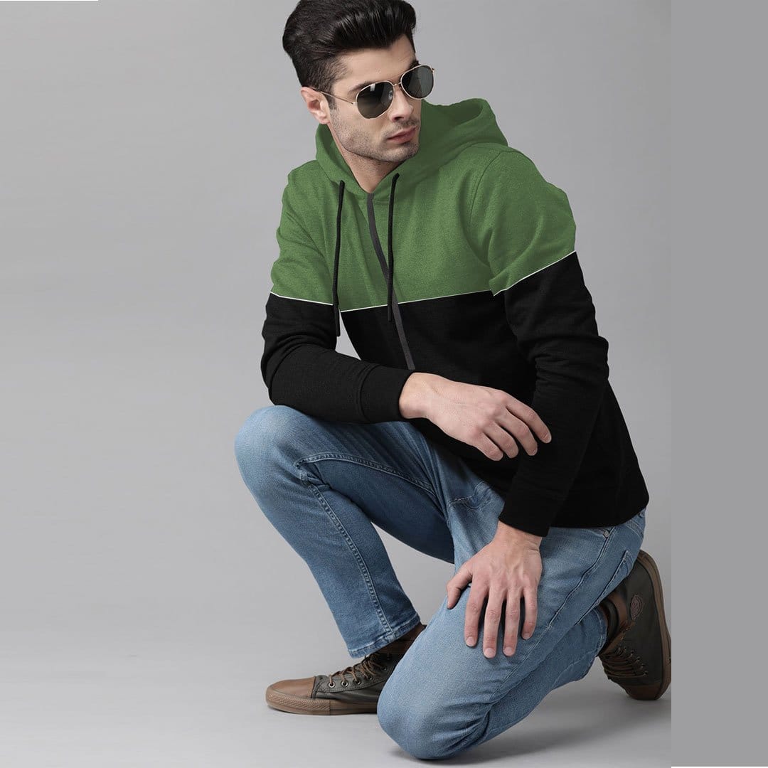 Funky's Color Block Body Binding Hoodies