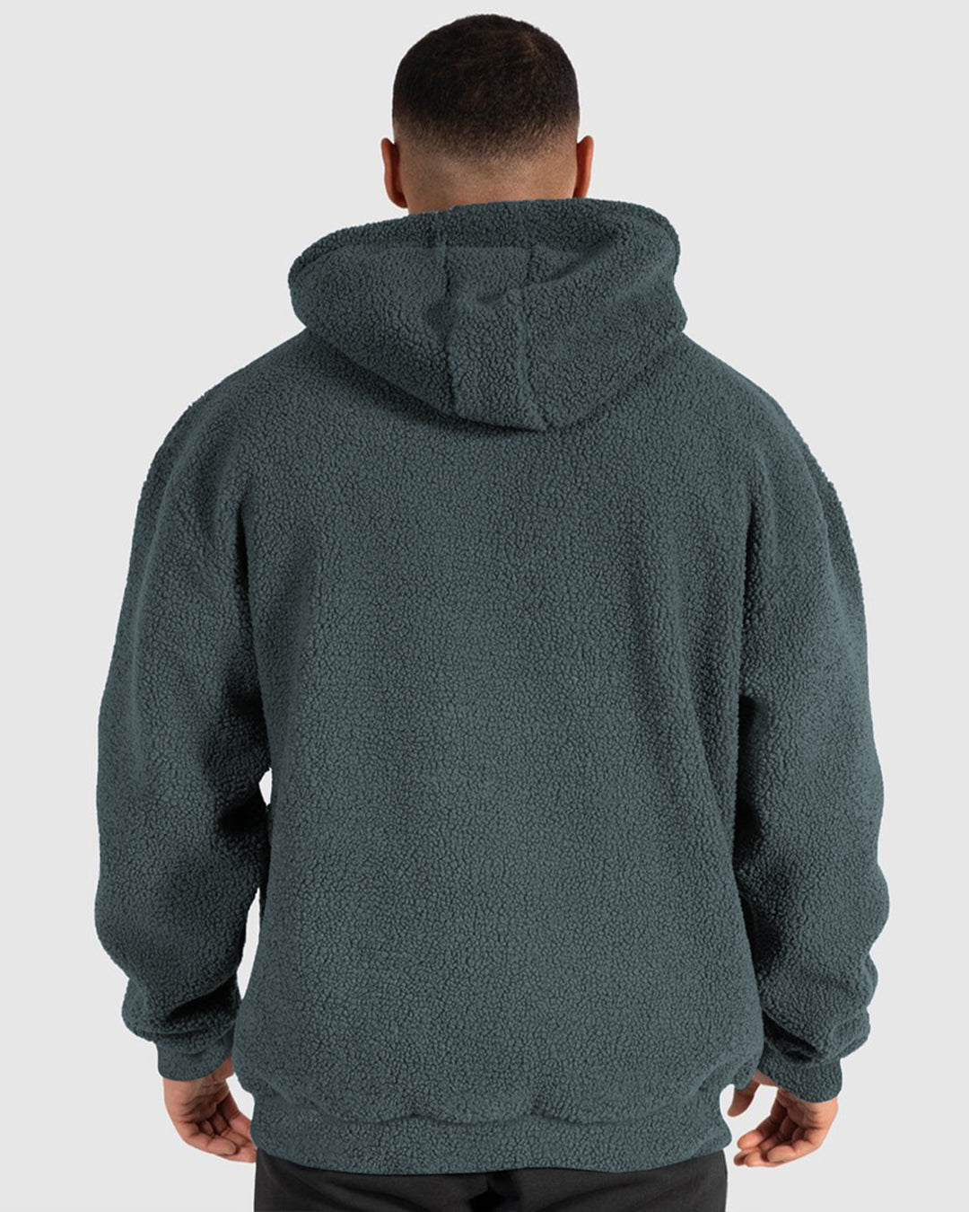 Jupiter Rugged Sherpa Quarter Zip Gender Neutral Hoodie