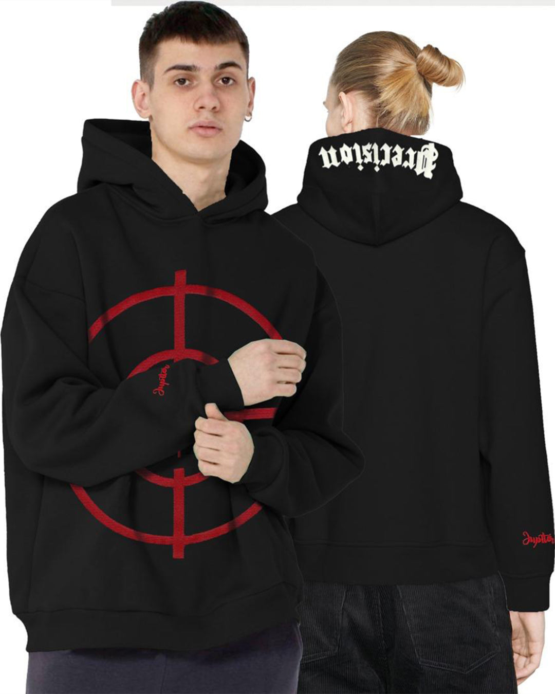 Jupiter Heavy Gsm Precision Puff Printed Oversized Hoodie